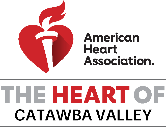 american heart association the heart of catawba valley logo