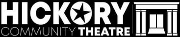 hickory community theatre white logo