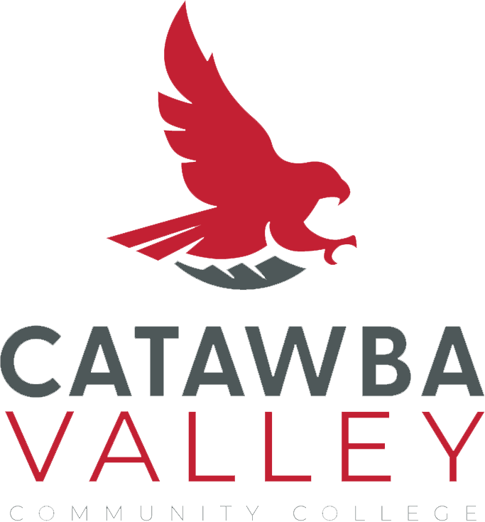 catawba valley community college bird text logo transparent png