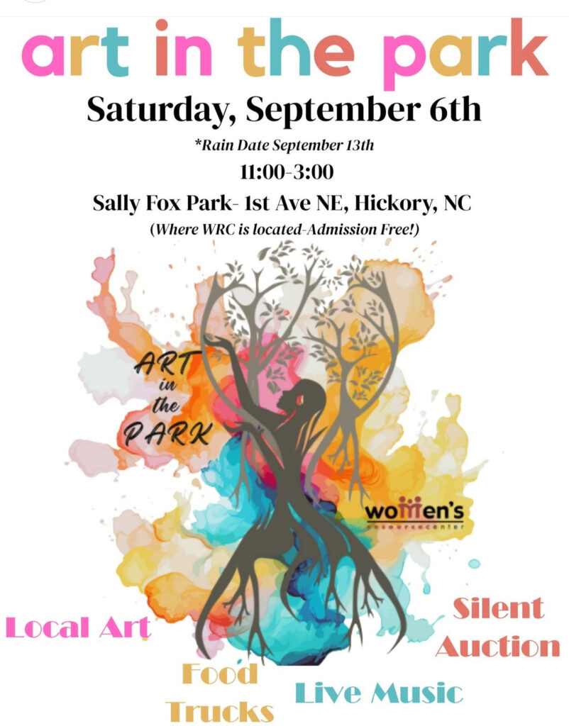 art in the park flyer